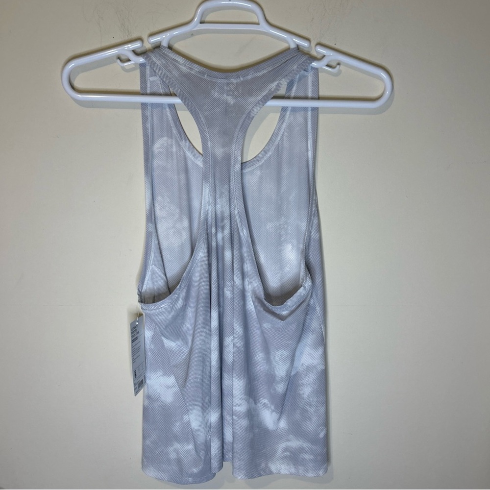Athleta Cloudy Gray and White Tank Top - Picture 2 of 12